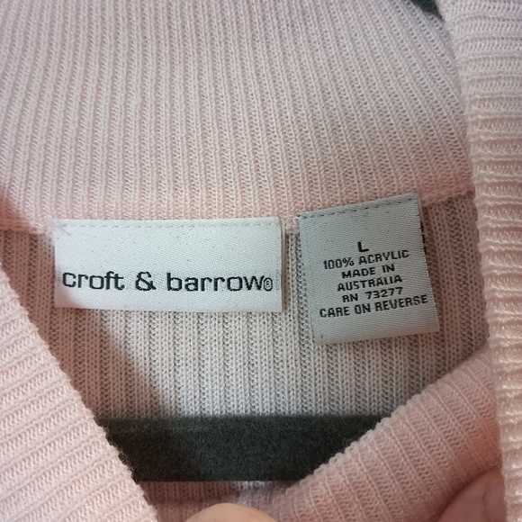 Croft & Barrow Short Sleeve Ribbed Top Size L NWOT - Picture 9 of 9